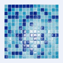 Мозаика стекло Elada Econom MC128 (327*327мм) сине-голубой микс