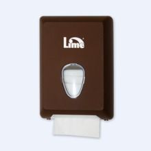 Диспенсер Lime для туалетной бумаги в пачках , коричневый