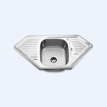 Кухонная мойка Emap 9550A 950*500/180 врезная 1чаша сварная, глянец, нерж.сталь 0,8мм, выпуск 3,5