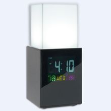 Светильник Jazzway декоративный AJ1-ST01 (черный) часы, термометр, барометр, сенс. управл., выдвижной