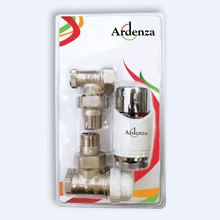Комплект д/подключения радиаторов с термоголовкой и клапаном 1/2 Ardenza