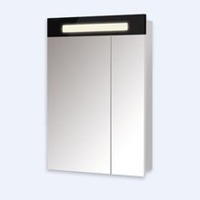 Зеркало-шкаф Мойдодыр Париж ЗШ-60 встроенный светильник 1шт цвет - черный