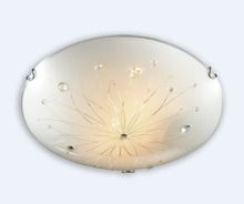 Настенно-потолочный светильник Сонекс 205 SN14 034 E27 2*100W 220V хром/белый/декор прозрачн LIKIA