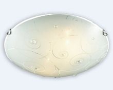 Настенно-потолочный светильник Сонекс 347 SN15 031 E27 3*100W 220V хром/белый/декор прозрачн KAPRI
