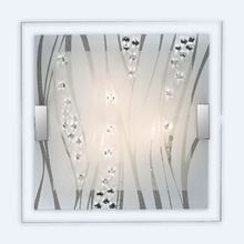 Настенно-потолочный светильник Сонекс 1227 FBR12 013 E27 60W 220V белый/хрусталь KADIA