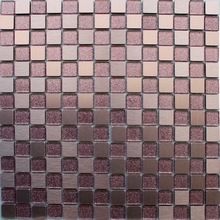 Мозаика стеклянная фольгированна Керамоград Lp13 20x20 (304х304х4)