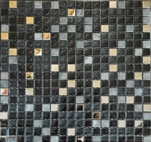 Мозаика стеклянная с камнем Керамоград BXGS089 (300х300х8)