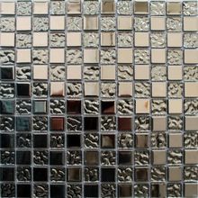 Мозаика стеклянная с камнем Керамоград dsa123 20*20 (300х300х4)