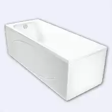 Акриловая прямоугольная ванна Jika Clavis 170 х 70,с монтажным комплектом и сифоном