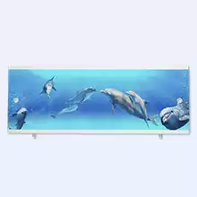 Экран под ванну Метакам Ультра легкий 1,48 ПВХ на ножках дельфины арт