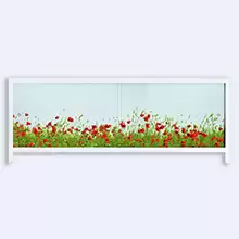 Экран под ванну Метакам Ультра легкий 1,68 ПВХ на ножках цветочная элегия арт