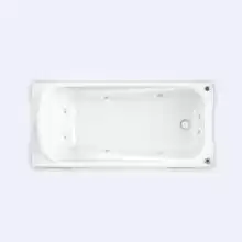 Акриловая ванна Radomir Роза-Стандарт 1700*770 компл. White метал.каркас, слив, фронт.панель, 6станд.форс.по периметру