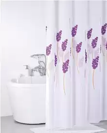 Штора для ванной комнаты Iddis Lavender Happiness SCID120P Размер: 200х200