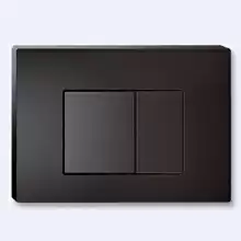 Клавиша смыва, универсальная, матовый черный Iddis Unifix UNI31MBi77 24x16x3 см