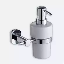 Дозатор для жидкого мыла Milardo Tasman T091MI Латунь, матовая стеклянная колба