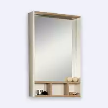 Зеркало-шкаф "Йорк 60" Белый/Дуб сонома 1A170102YOAD0