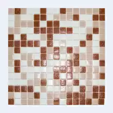 Мозаика стекло Elada Econom MDA841 (327*327*4мм) розовый микс