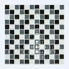 Мозаика стекло Elada Crystal CB005 (327*327мм) черно-белый