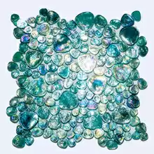 Мозаика стекло Elada Luster Glass M8L3342 (300*300*8мм) голубой микс