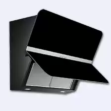 Кухонная вытяжка Falmec Flipper NRS 85 пристенная чёрное стекло
