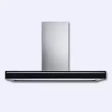 Кухонная вытяжка Falmec Lumina NRS Parete/Wall 120 пристенная нерж.+чёрное стекло