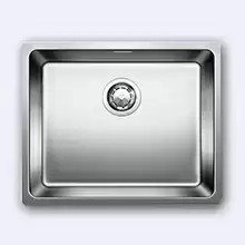 Мойка кухонная Blanco Andano 500-U 540x440 нерж.сталь зеркальная полировка с клапаном-автоматом 518314
