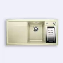 Кухонная мойка Blanco Axia 6 S-F 990x500 silgranit (чаша справа) жасмин с клапаном-автоматом 516878