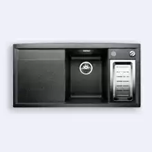 Кухонная мойка Blanco Axia 6 S-F 990x500 silgranit (чаша справа) антрацит с клапаном-автоматом 516875