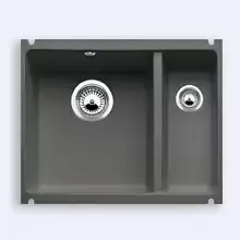 Кухонная мойка Blanco Subline 350/150-U 567x456 керамика базальт PuraPlus с клапаном-автоматом 516976
