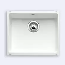 Кухонная мойка Blanco Subline 500-U 543x456 керамика глянцевый белый PuraPlus с клапаном-автоматом 514513