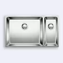 Кухонная мойка Blanco Andano 500/180-U 745x440 нерж.сталь полированная без клапана-автомата, левая 522991