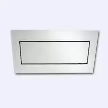 Кухонная вытяжка Falmec Design Quasar 80 пристенная (короб-опция) белое стекло