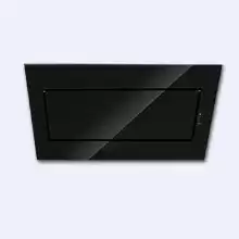 Кухонная вытяжка Falmec Design Quasar 80 пристенная (короб-опция) чёрное стекло