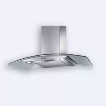 Кухонная вытяжка Jet Air Tory P 60 INX декор.дизайн 700м3, 38Дб, кноп., галоген, нерж.сталь+прозр.стекло, 68116911