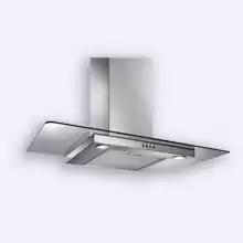 Кухонная вытяжка Jet Air Molly P 60 INX декор.дизайн 700м3, 38Дб, кноп., галоген, нерж.сталь+прозр.стекло, PRF0004043