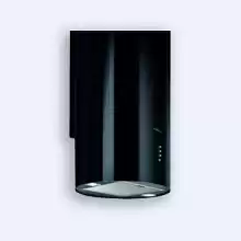 Кухонная вытяжка Jet Air Pipe BL/A/43 декор.дизайн 1200м3, 45Дб, кноп., галоген, черный, PRF0099229