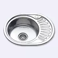 Кухонная мойка Sink Light K5745 врезная 57х45/180 1чаша нерж.сталь 0.8 глянцевая