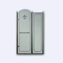 Дверь в проём Cezares Retro, одна распашная дверь, RETRO-B-11-100-PP-Br-L 1000x1950 мм