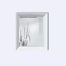 Зеркало с подсветкой Ingenium Vog 750.12-01, 740*74*830, белый глянец