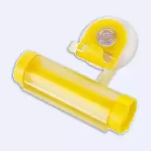 Распределитель для зубной пасты/крема My home, цвет желтый, T-SH-HG-070-YL