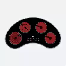 Варочная панель Teka VR TC 95 электрическая, стеклокерамика, 90 см, черный, 40206060