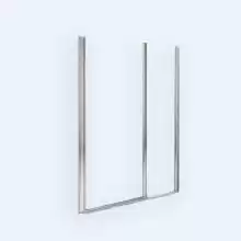 Ravak душевая дверь двухэлементная CSD2-100 блестящий+стекло Transparent, 0QVACC00Z1