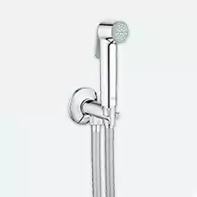 Гигиенический душ Tempesta-F, с угловым вентилем, душевой шланг Silverflex 1000 мм, 26358000