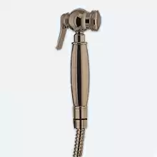 Гигиенический душ со шлангом 120 см и держателем, ручка металическая Cezares ATLANTIS-IFS-02 Бронза ручки Бронза