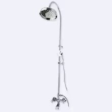 Душевая колонна со смесителем для ванны, верхним и ручным душем Cezares LORD-CVD-01 Хром ручки Хром