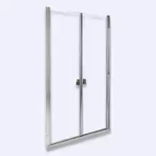 Двери душевые CSDL2-90 блестящий+стекло Transparent Ravak Chrome 0QV7CC0LZ1