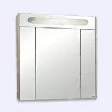 Шкаф-зеркало Lindis Верона-60 с подсветкой, цвет: дуб сонома 600*160*820 18394