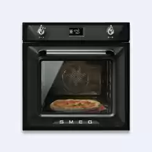 Smeg Victoria SFP6925NPZE1 Многофункциональный духовой шкаф с функцией пиролиза, функция "Пицца", 60 см черный