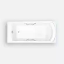 Чугунная ванна Jacob Delafon Biove 170x75 с отверстиями для ручек