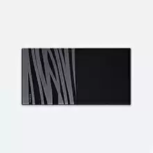 Разделочная доска PREMIUM для подстольного монтажа, черное стекло,сереб.декор Schock 629046U